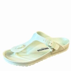 Birkenstock Gizeh Essentials EVA Womens Green‎ Thong Sandals Size 9 Adjustable